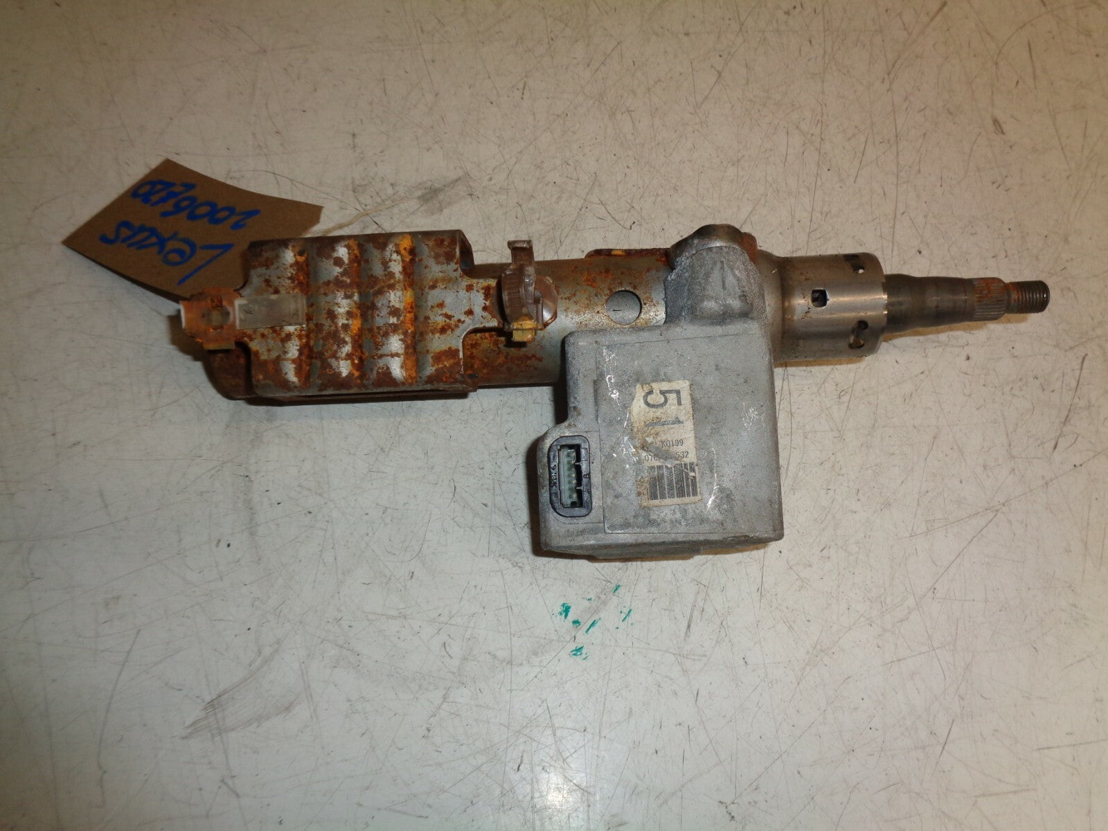 LEXUS IS220 IS200 2006 UPPER STEERING COLUMN WITH MODULE