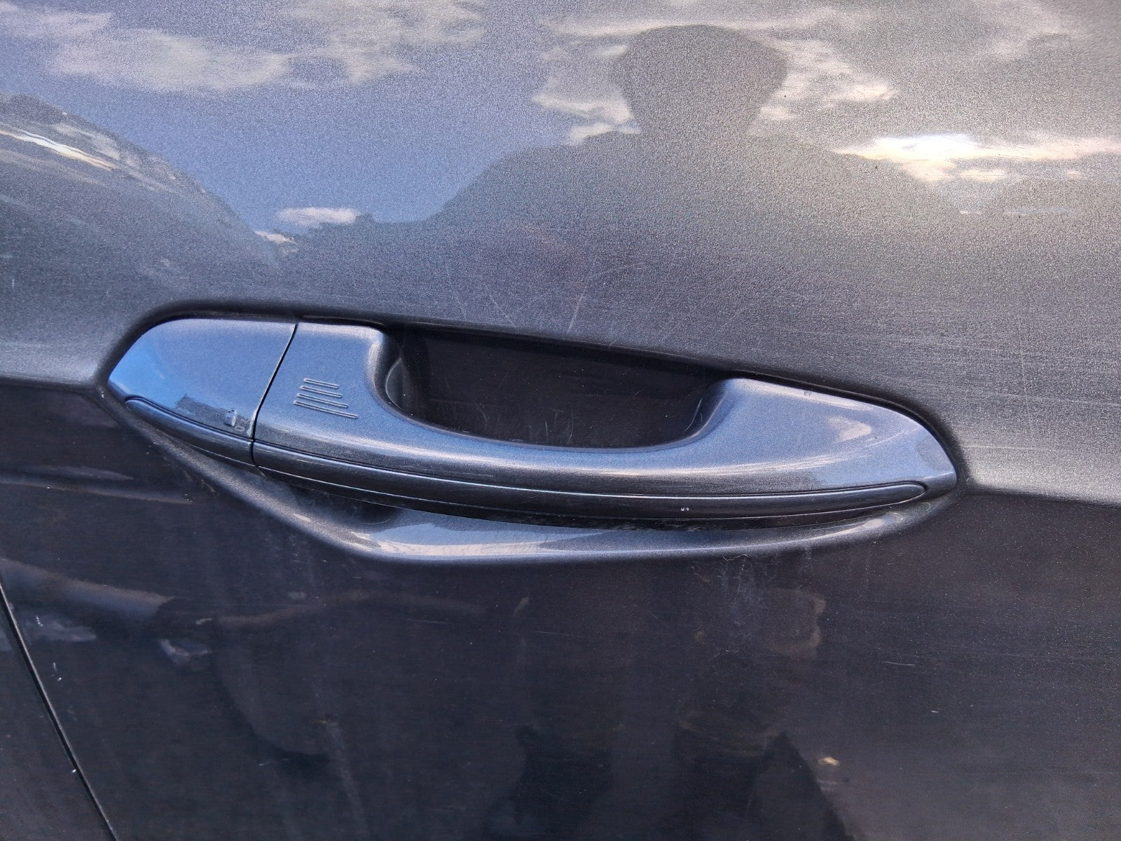 2017 FORD S MAX MK2 OSF DRIVER SIDE FRONT RIGHT EXTERIOR DOOR HANDLE GREY