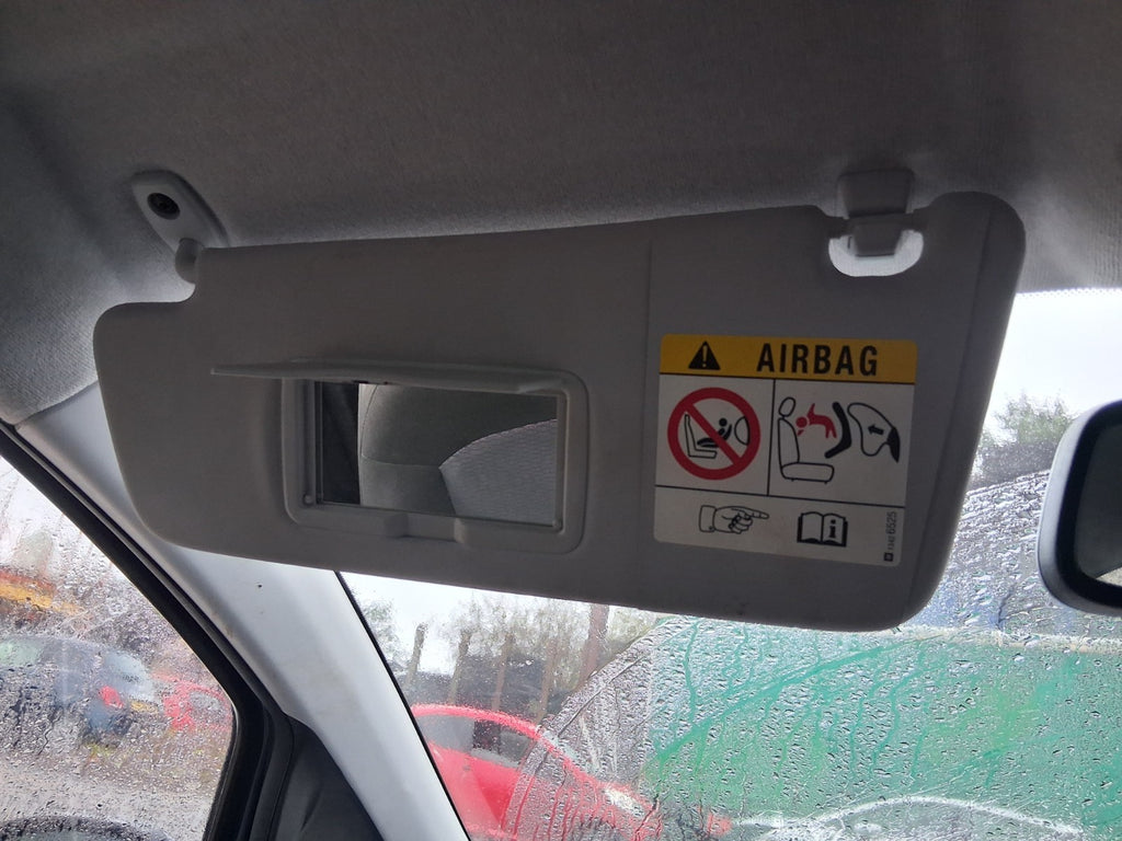 2017 VAUXHALL CORSA E NSF PASSENGER SIDE FRONT LEFT SUN VISOR SHADE