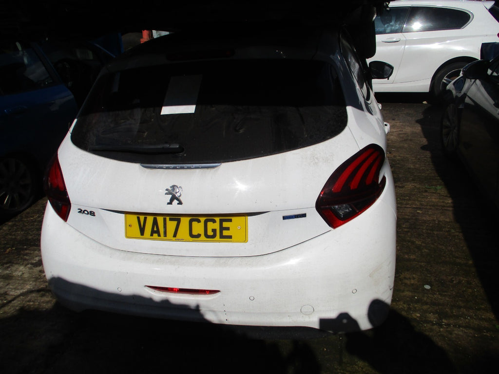 PEUGEOT 208 2017 5 DOOR NSR PASSENGER SIDE REAR COMPLETE DOOR WHITE EVL