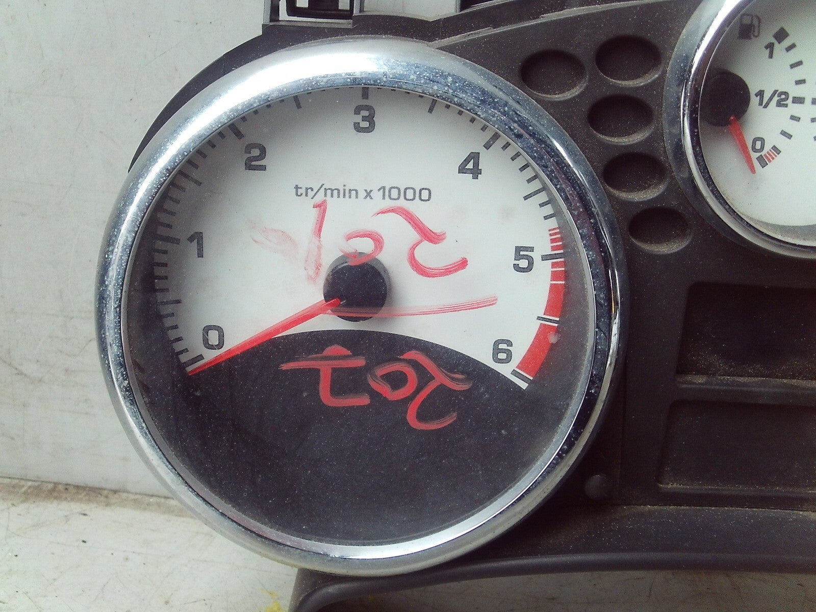 2010 PEUGOET 207 INSTRUMENT CLUSTER SPEEDO METER SPEED DIALS A2C53065547