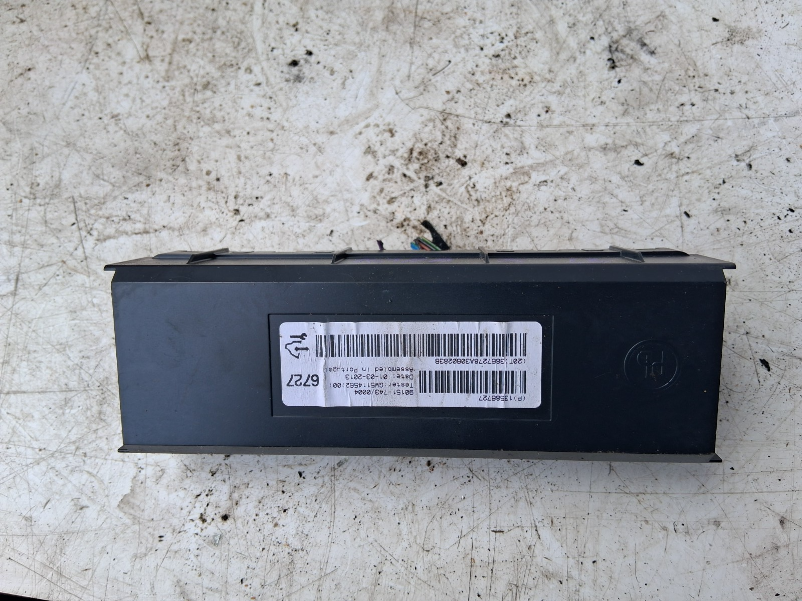 2013 VAUXHALL ASTRA J ECU HEATER CONTROL MODULE 13586727