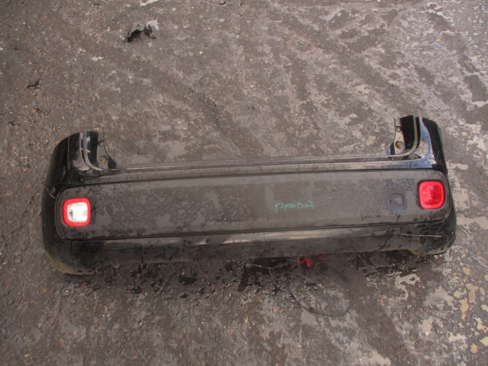 2018 FIAT PANDA 319 REAR BUMPER BLACK