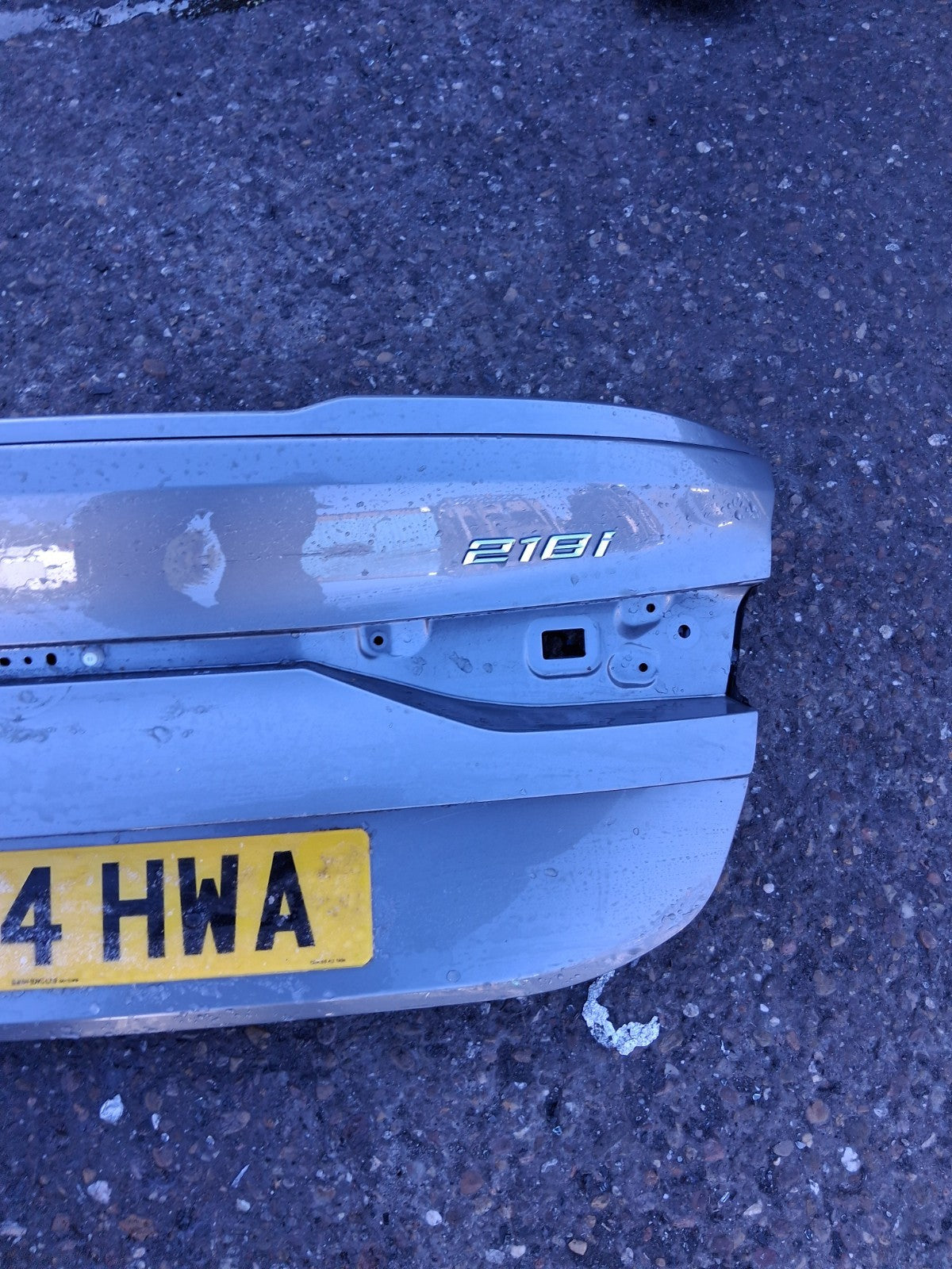 2024 BMW 2 SERIES F44 COUPE M SPORT BARE TAILGATE BOOTLID SKYSCRAPER GREY C4W