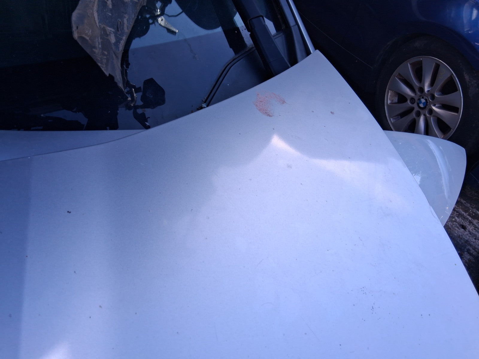 2007 HONDA CIVIC MK8 FRONT BONNET HOOD PANEL SILVER METALIC NH700M