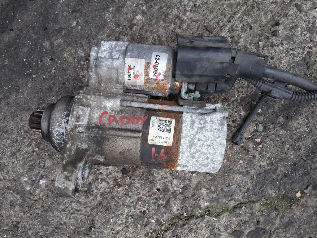 2014 VW VOLKSWAGEN CADDY 1.6 DIESEL STARTER MOTOR TS18ER121