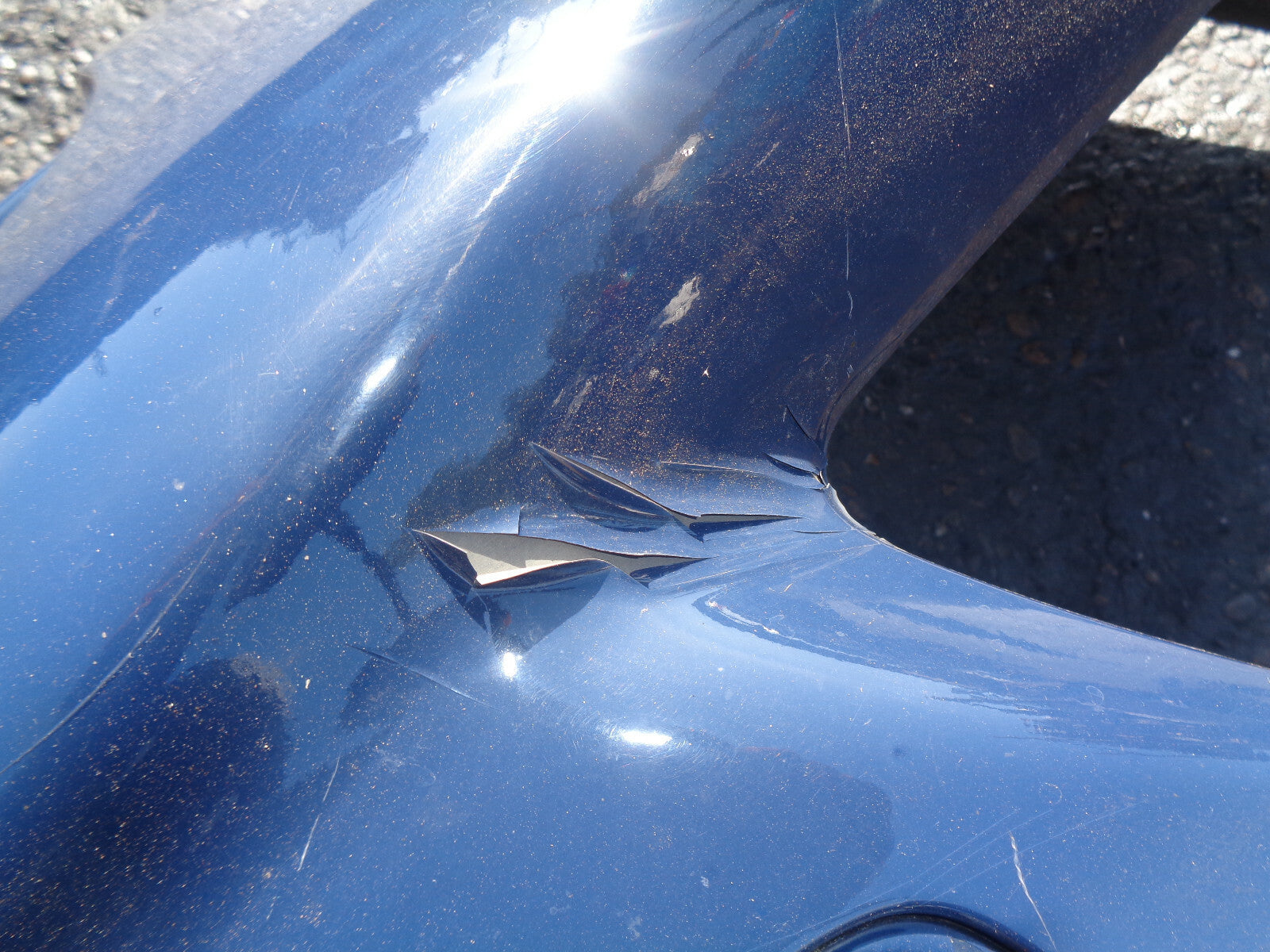 HYUNDAI ACCENT 1 MK2 2000 COMPLETE FRONT BUMPER BLUE