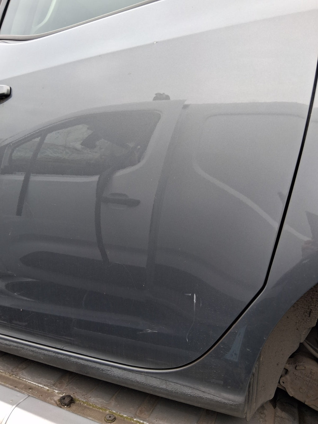 2017 VAUXHALL MERIVA B MK2 NSR PASSENGER SIDE REAR LEFT BARE DOOR GREY Z195