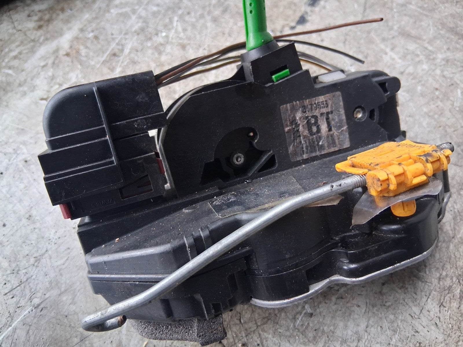 VAUXHALL INSIGNIA MK1 OSR DRIVER SIDE REAR RIGHT DOOR LOCK MECHANISM