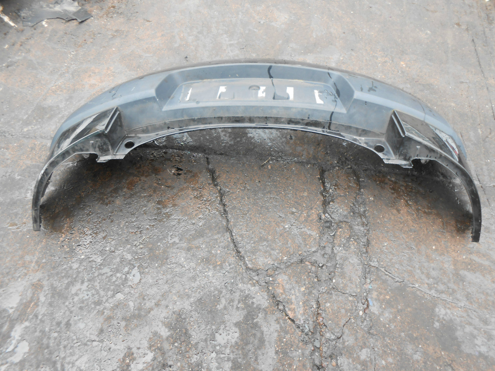 RENAULT MEGANE MK2 2007 COMPLETE REAR BACK BUMPER BLACK