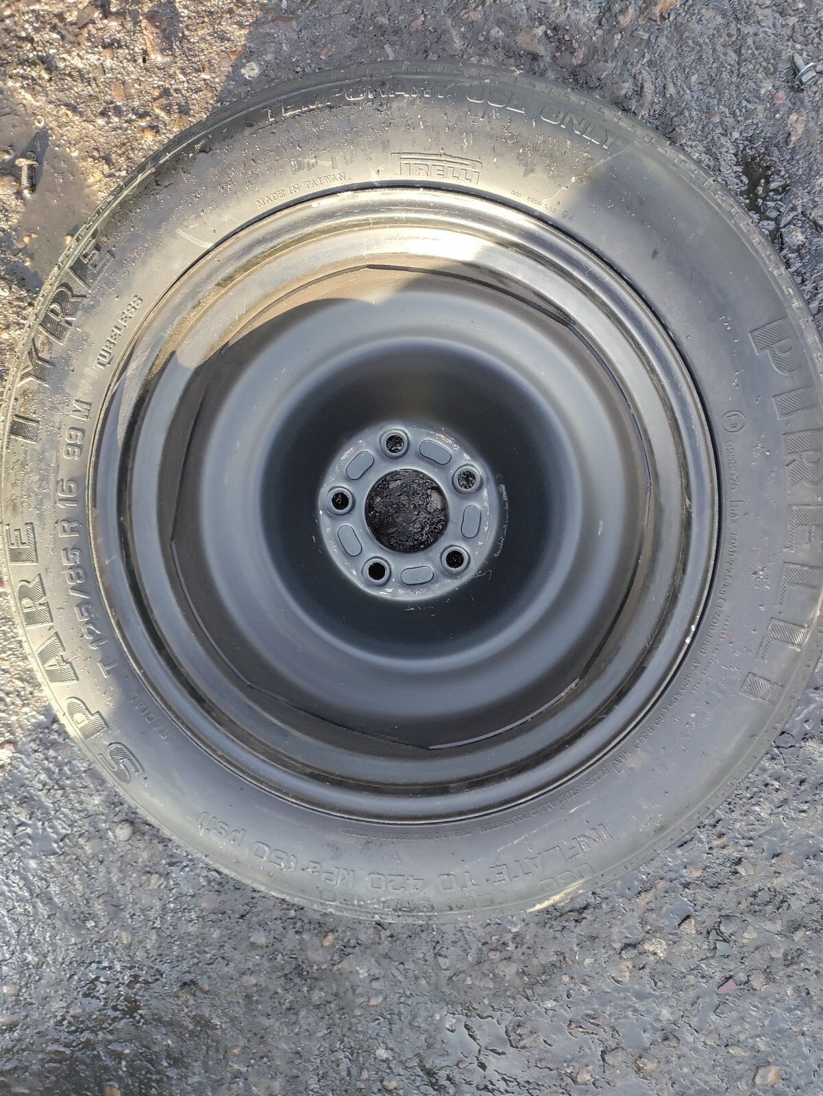 2007 FORD FOCUS MK2 16 INCH SPACESAVER WHEEL WITH TYRE T125/85R16