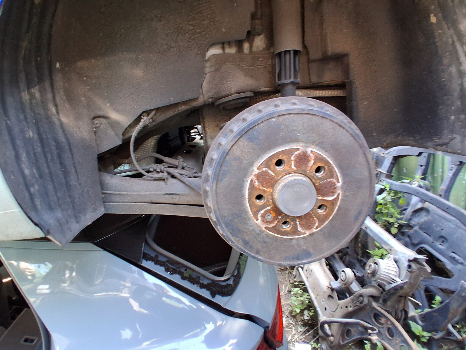 2023 AUDI A1 SPORT MK2 HATCHBACK REAR AXLE ASSEMBLY DRUMS TYPE