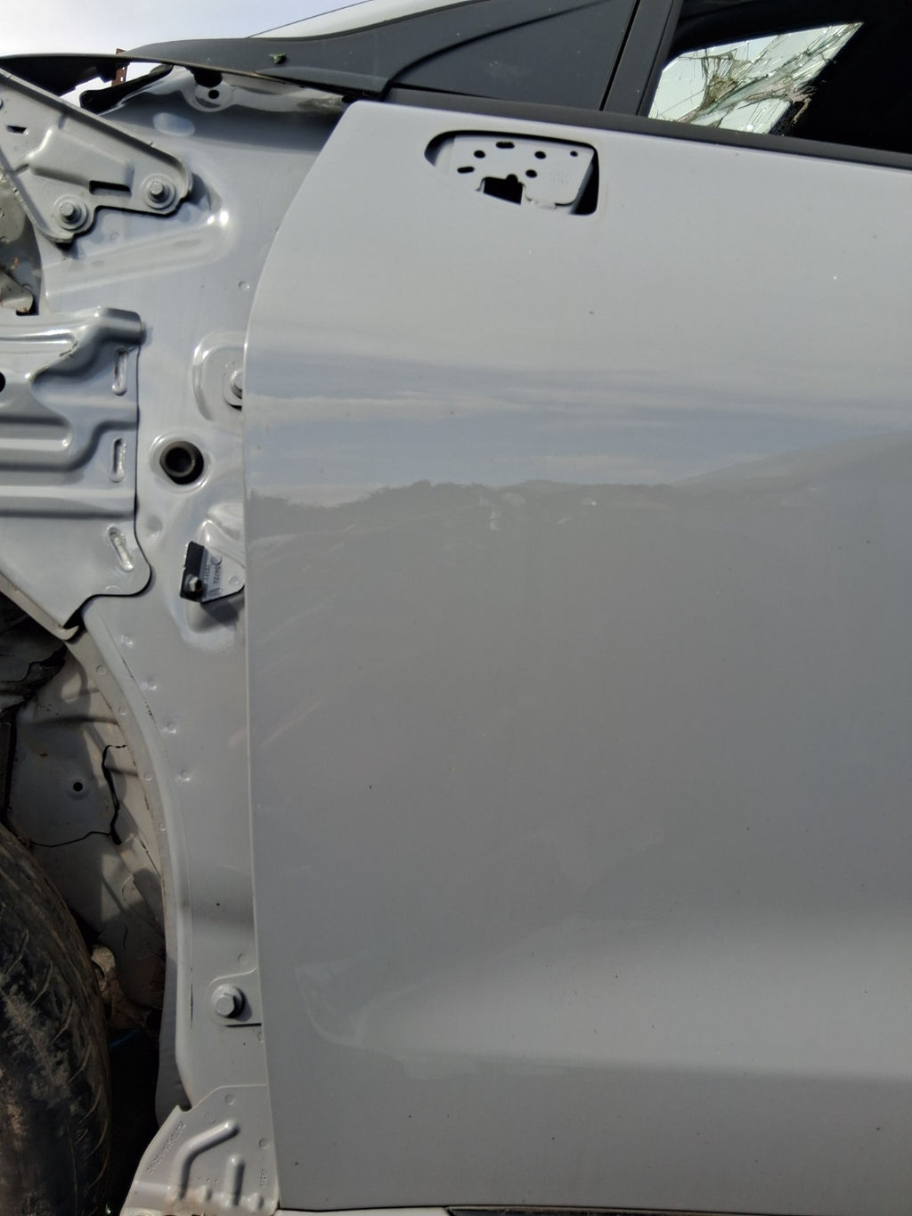 2024 FORD PUMA ST LINE NSF PASSENGER SIDE FRONT LEFT BARE DOOR GREY MATTER
