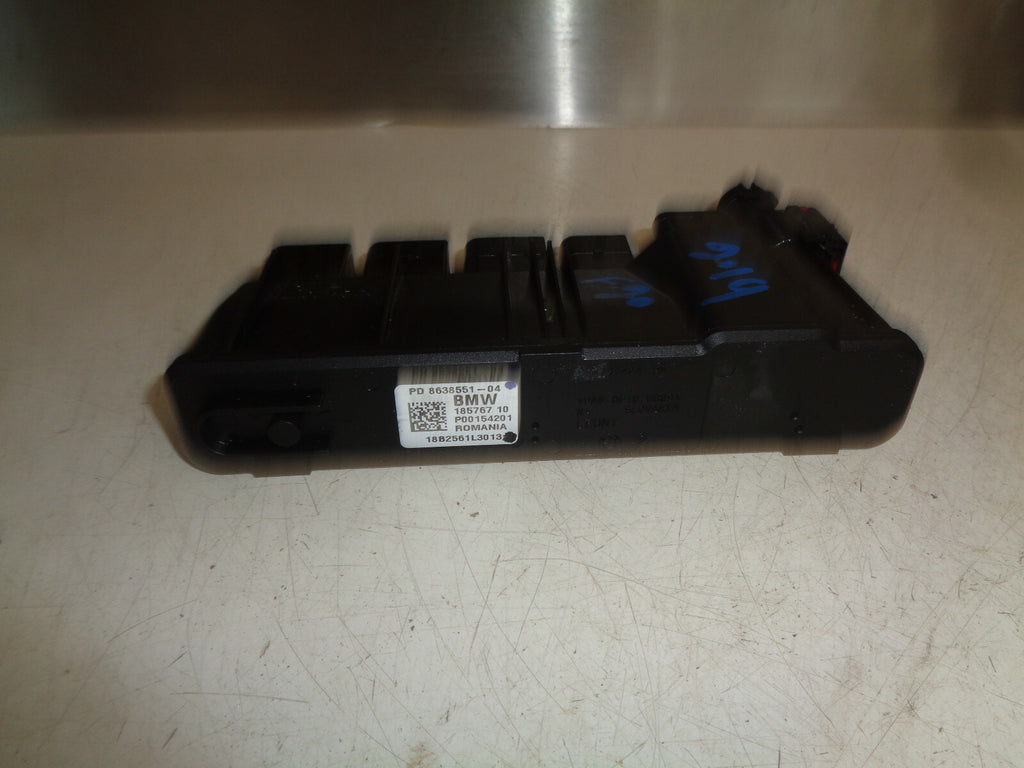 BMW 1 SERIES F20 2019 INTEGRATED SUPPLY CONTROL MODULE 8638551