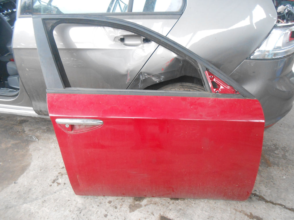 ALFA ROMEO 159 939 (MK1) OSF DRIVER SIDE FRONT BARE DOOR SHELL 289/A ROSSO ALFA