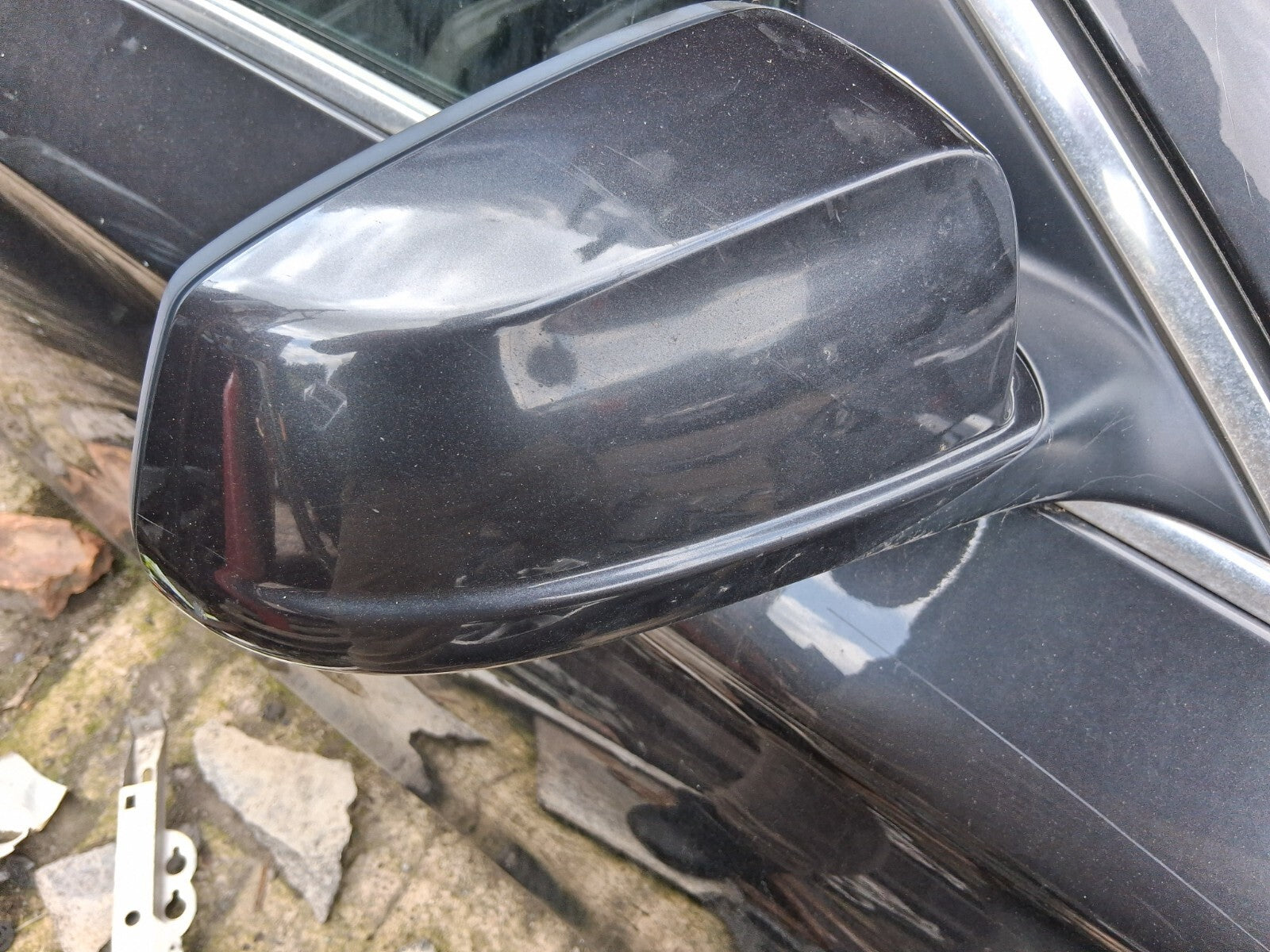 2012 BMW 5 SERIES F10 OSF DRIVER SIDE RIGHT ELECTRIC WING MIRROR GREY