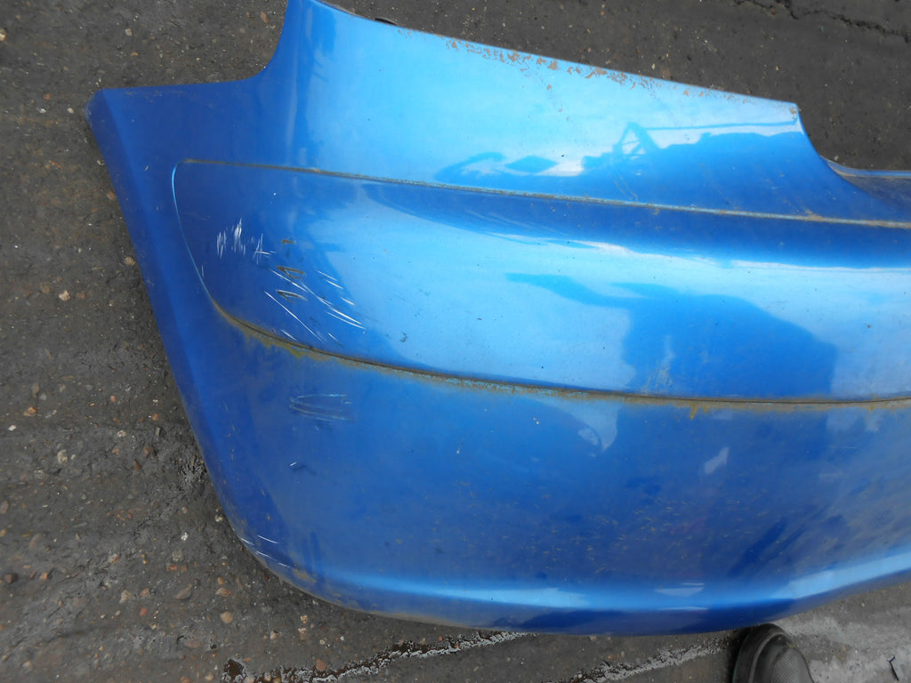 PEUGEOT 307 2004 PRE FACELIFT COMPLETE REAR BUMPER BLUE