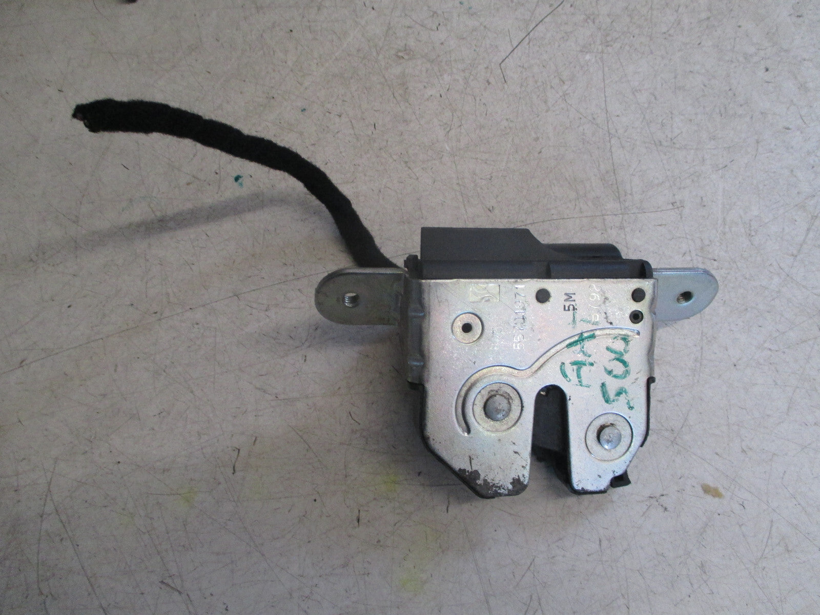 FIAT 500 2012 REAR BOOTLID TAILGATE BOOT LOCK MECHANISM