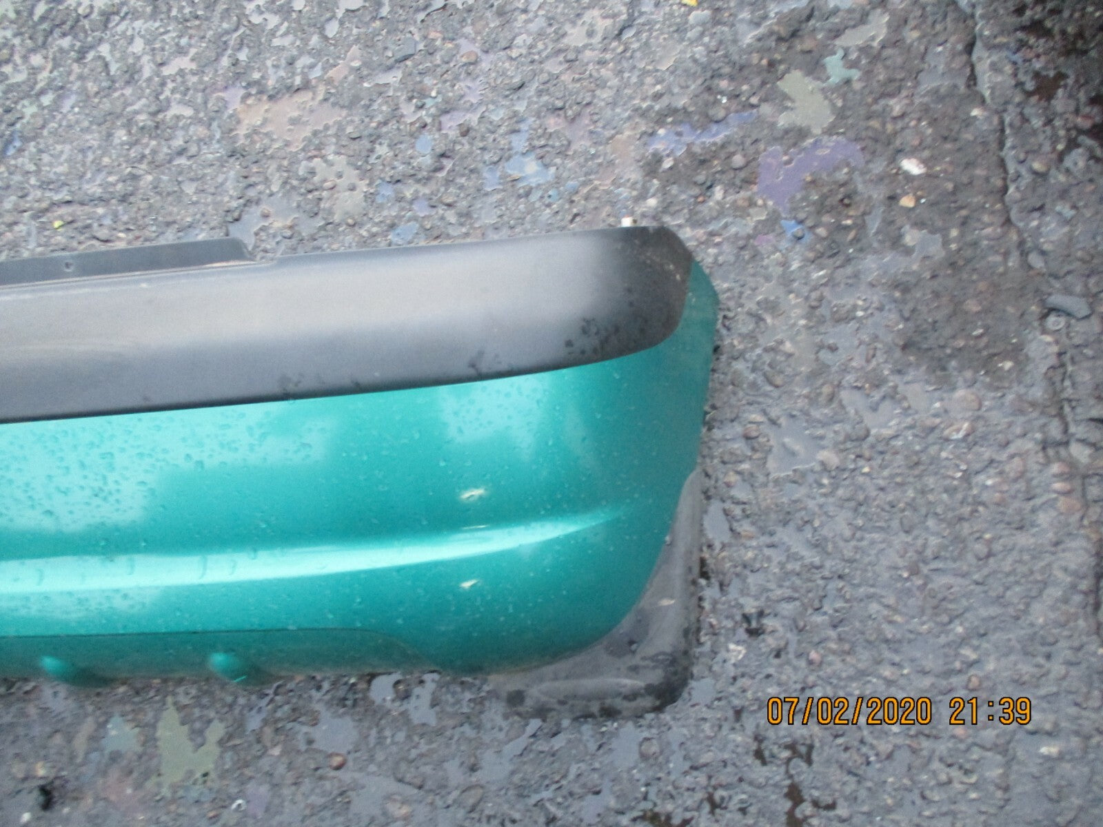 DAEWOO MATIZ 2004 COMPLETE REAR BUMPER GREEN