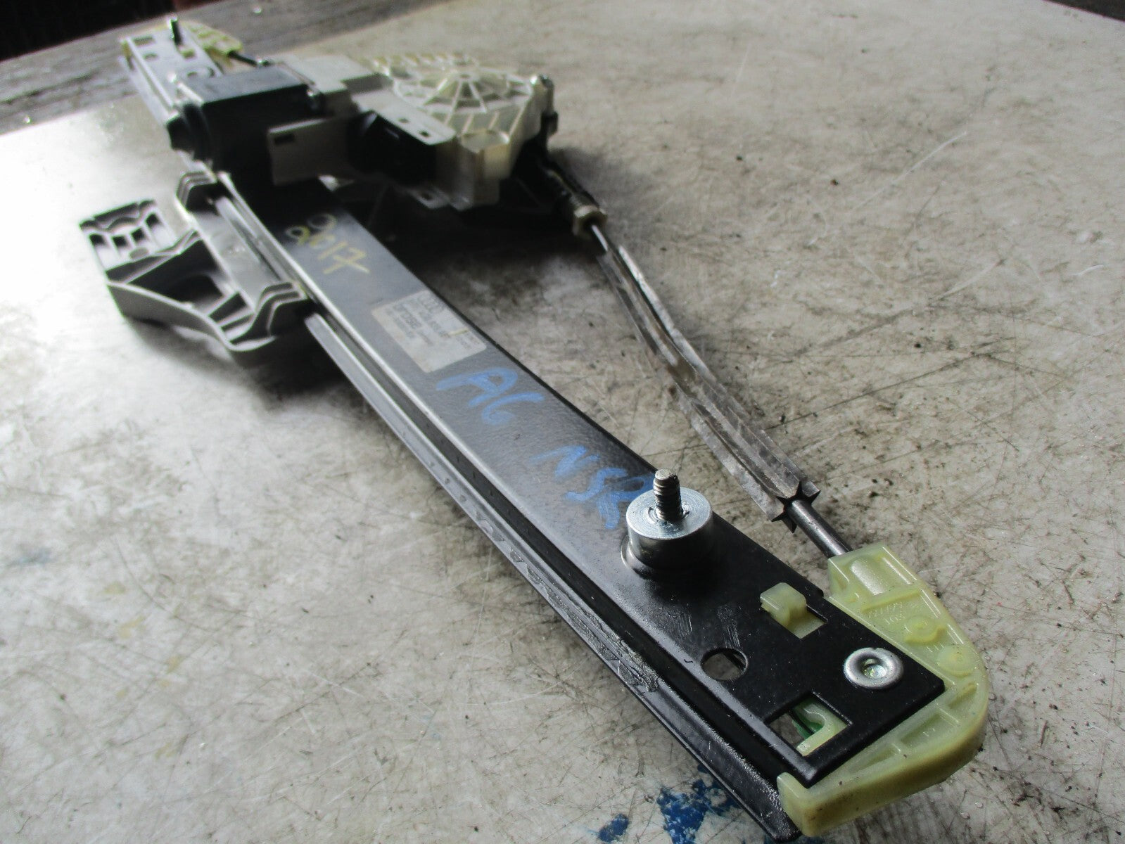 AUDI A6 C7 2017 NSR PASSENGER SIDE REAR WINDOW REGULATOR MECHANISM 4G0839461