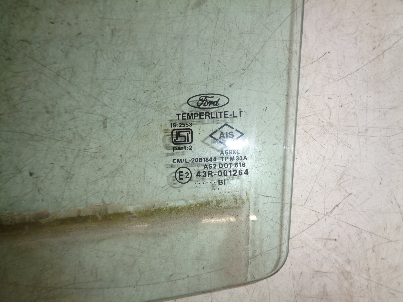 FORD KA+ PLUS MK3 2018 NSF PASSENGER SIDE FRONT DOOR GLASS WINDOW PANEL