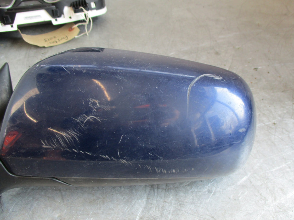 AUDI A4 8D 1999 AVANT ESTATE NS PASSENGER SIDE ELECTRIC DOOR WING MIRROR BLUE