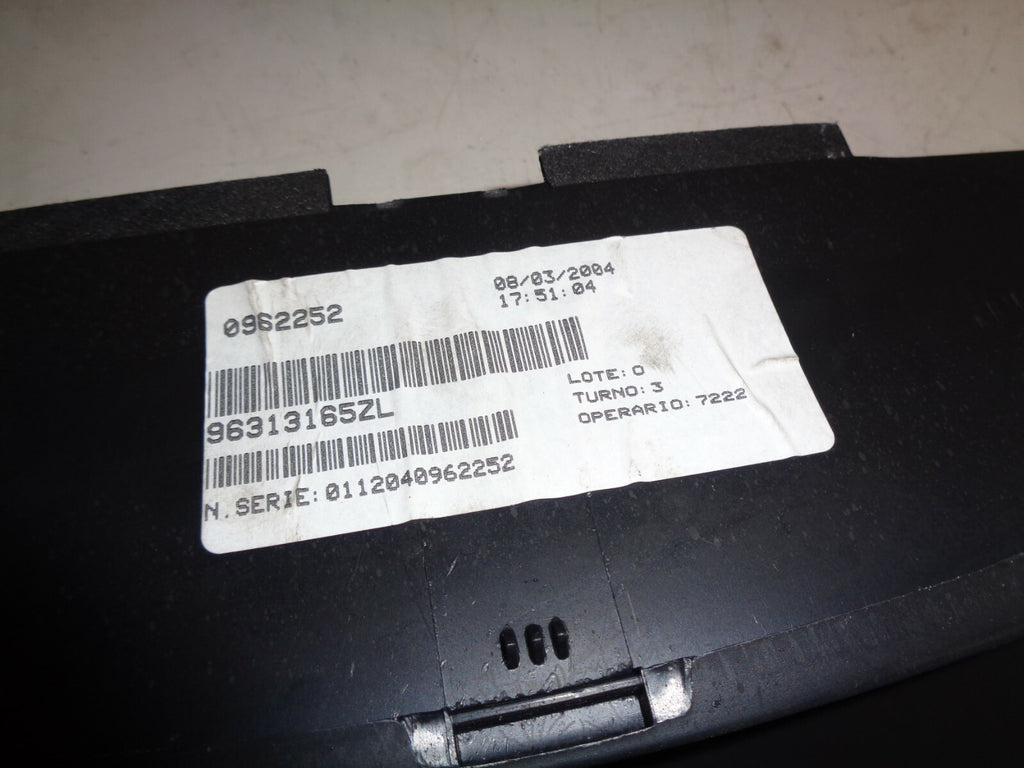 CITROEN XSARA PICASSO 2004 INSTRUMENT CLUSTER SURROUND INTERIOR TRIM 96313165ZL