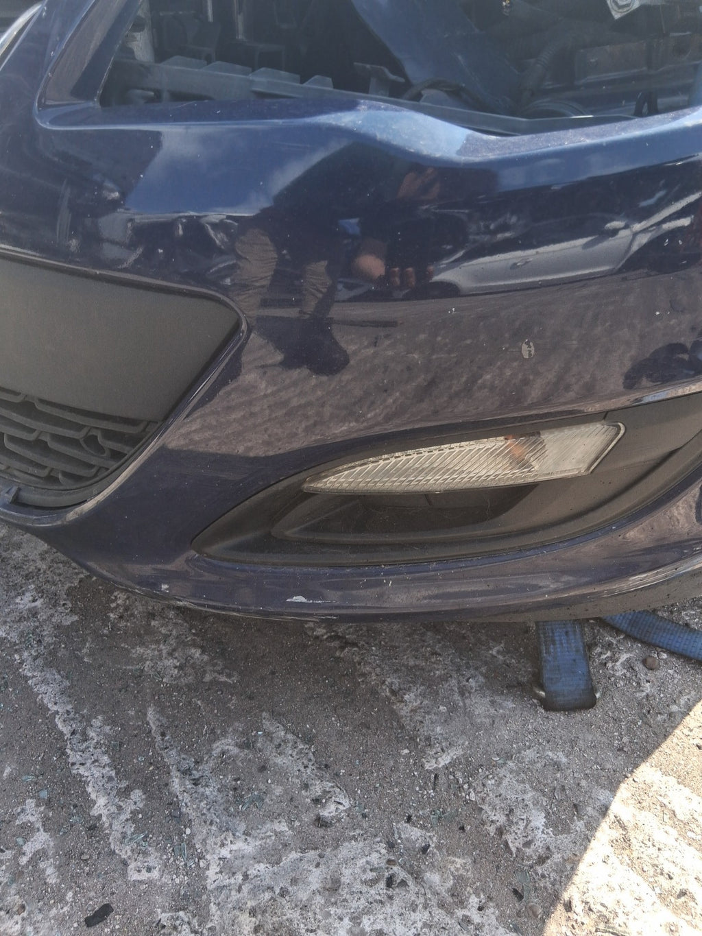 2013 VAUXHALL ASTRA J ESTATE COMPLETE FRONT BUMPER WITH GRILL & BADGE GRILLE