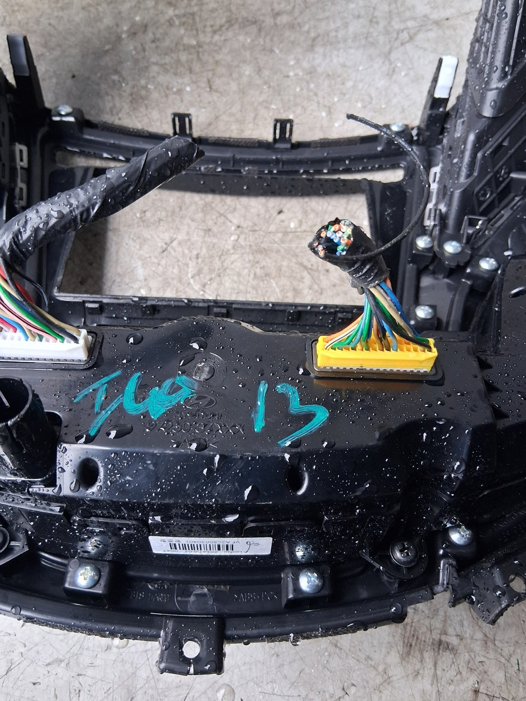 2017 HYUNDAI i40 DIGITAL HEATER CONTROL PANEL SWITCHES CLIMATE SWITCH