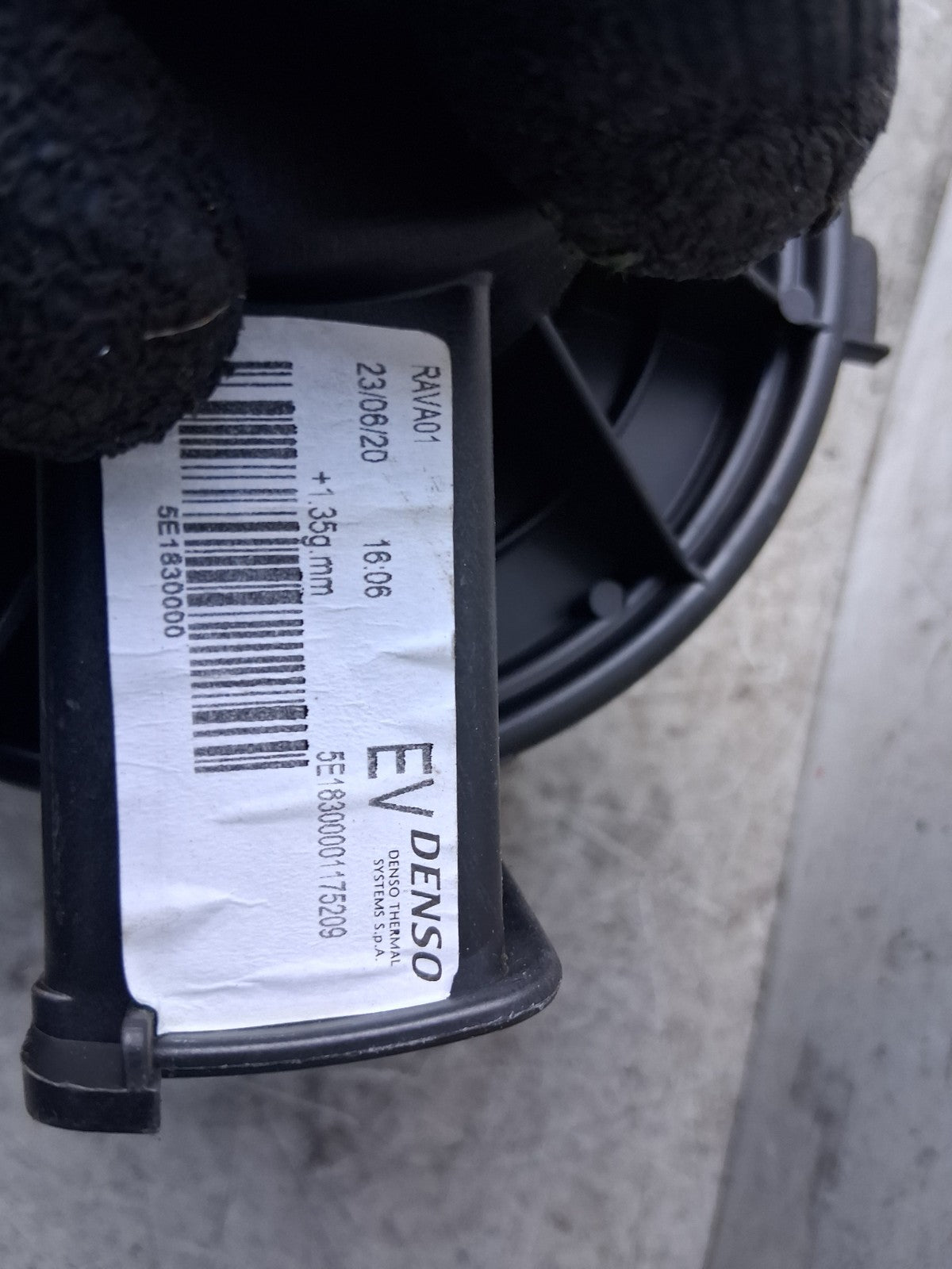 2021 PEUGEOT BOXER MK3 HEATER BLOWER MOTOR FAN 5E1630100