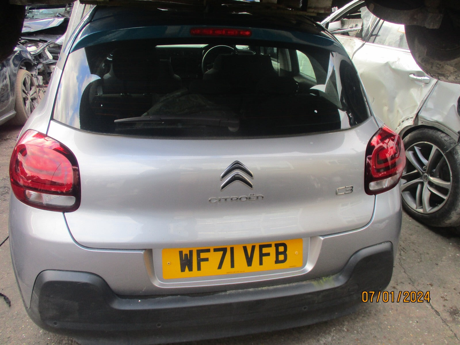 2021 CITROEN C3 1.2 PETROL COOLANT WATER EXPANSION OVERFLOW TANK