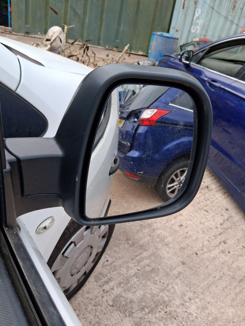 2017 PEUGEOT PARTNER MK2 OSF DRIVER SIDE FRONT RIGHT WING MIRROR BLACK