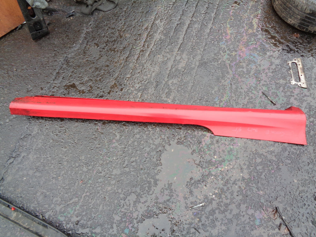 VAUXHALL CORSA E 2017 3 DOOR OS DRIVER RIGHT SIDE SKIRT RED