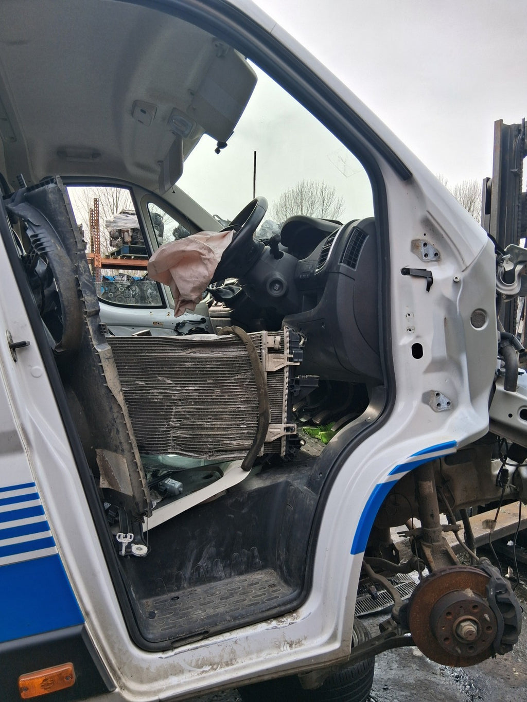 2023 FIAT DUCATO MK3 OSF DRIVER SIDE FRONT RIGHT QUARTER PANEL