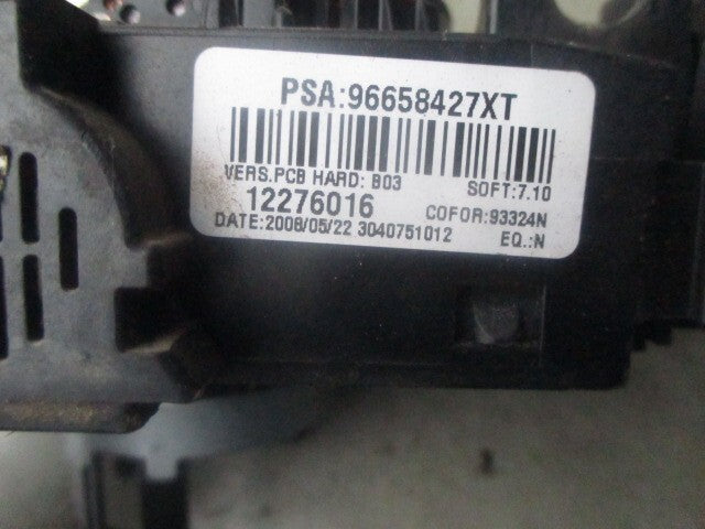 2009 PEUGOET PARTNER WIPER INDICATOR SWITCH 12276016
