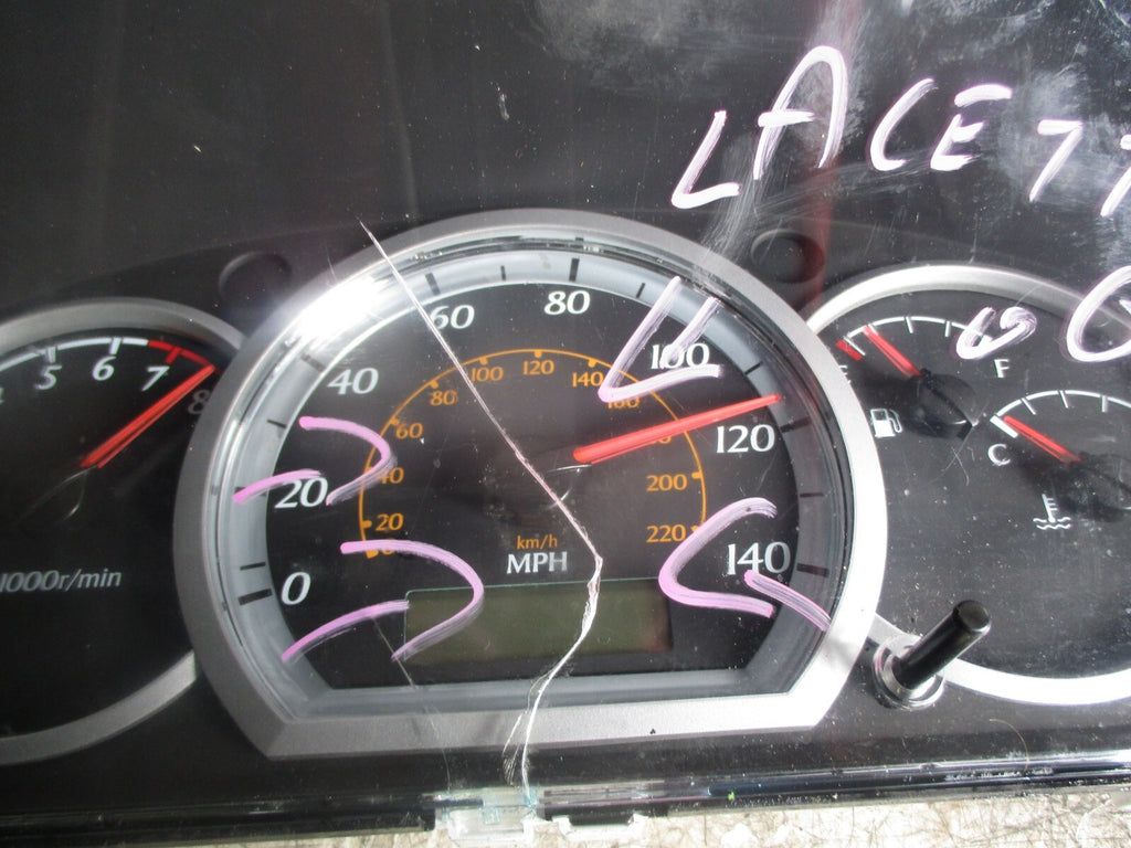 CHEVROLET LACETTI 2006 1.6 PETROL AUTO SPEEDO SPEEDOMETER INSTRUMENT CLUSTER