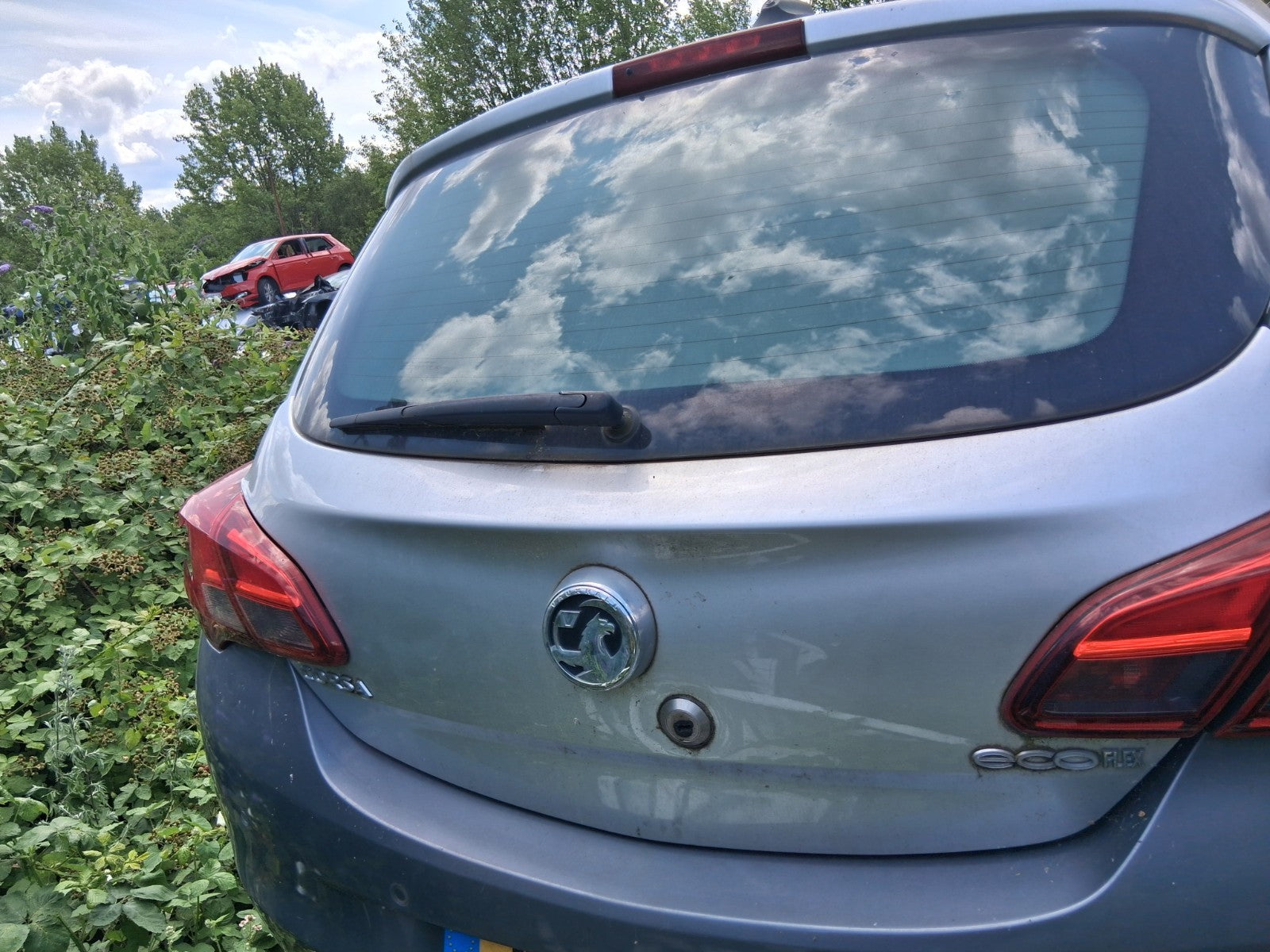 2017 VAUXHALL CORSA E 3 DOOR NS PASSENGER SIDE LEFT WING PANEL SILVER Z176