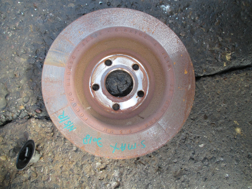 FORD S MAX 1.5 2018 PASSENGER SIDE REAR BACK BRAKE DISC