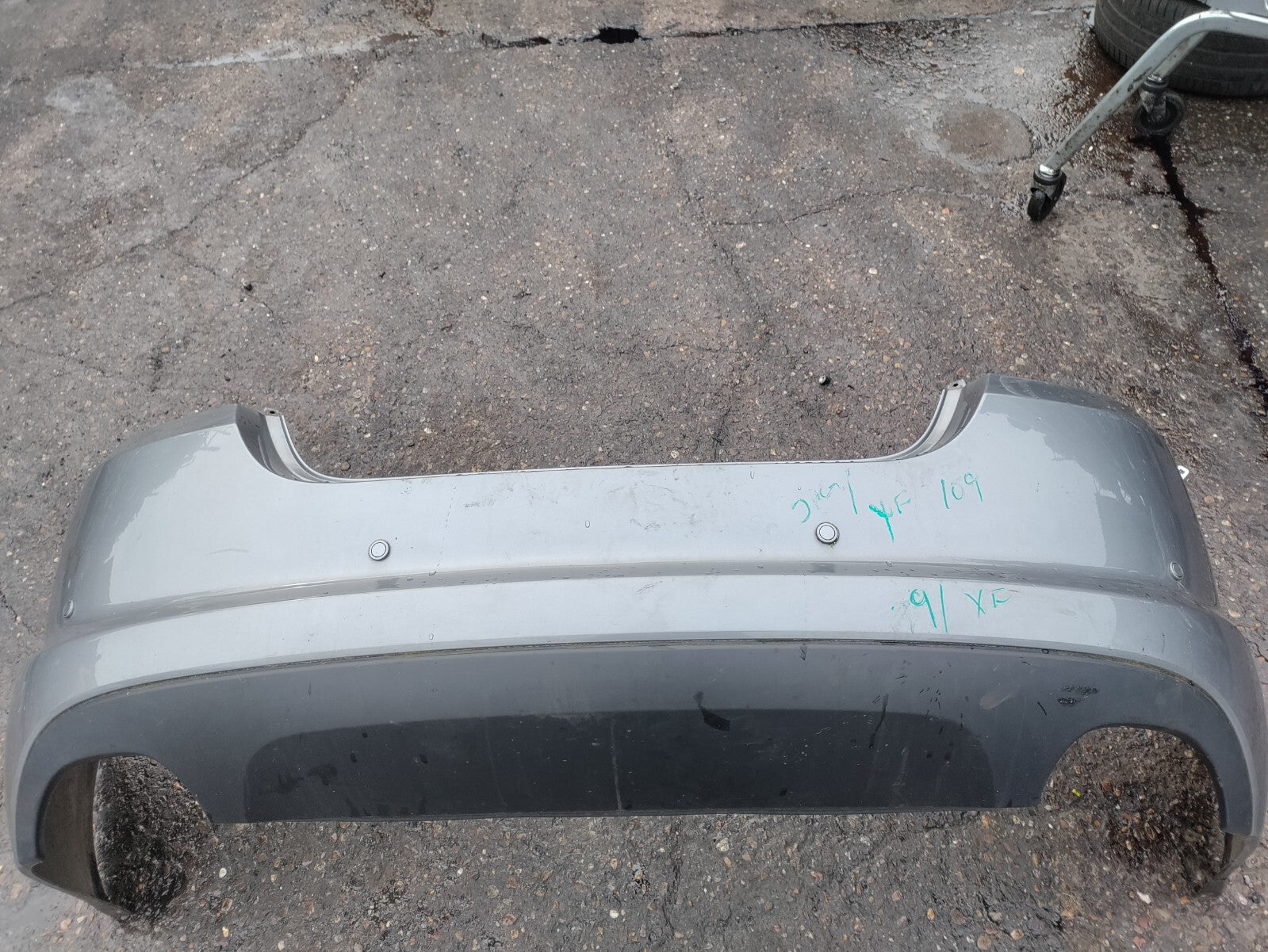 2009 JAGUAR XF X250 REAR COMPLETE BUMPER PDC SENSOR