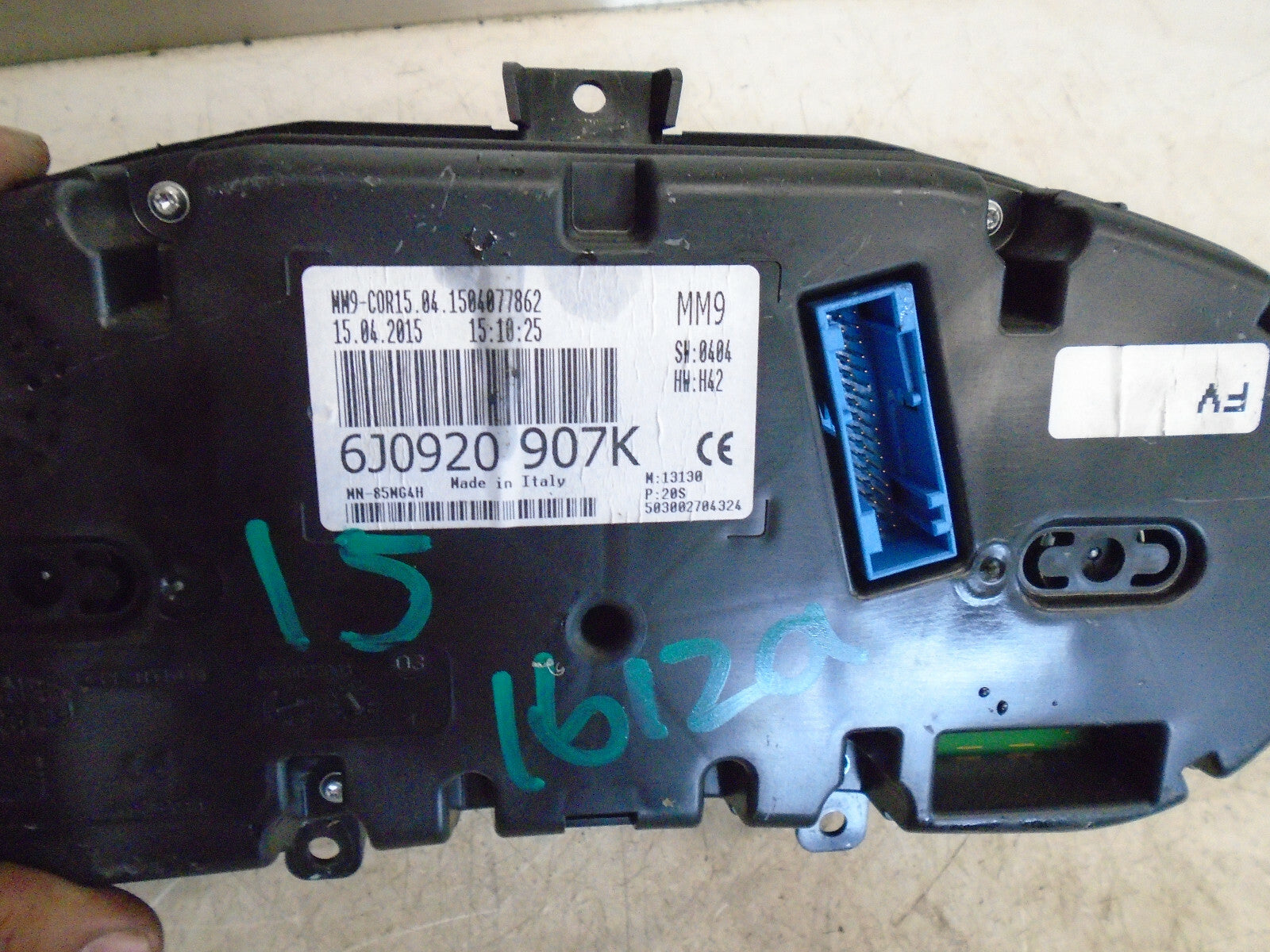 SEAT IBIZA MK4 6J 2014 1.4 PETROL TSI SPEEDOMETER INSTRUMENT CLUSTER 6J0920907K
