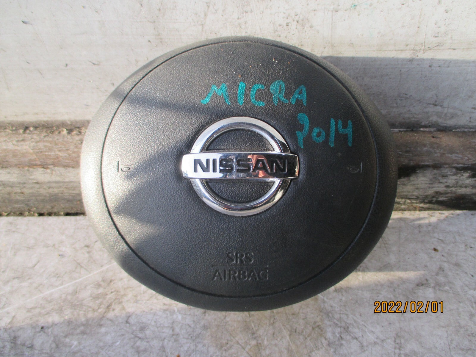 NISSAN MICRA K13 2014 STEERING WHEEL SAFETY BAG