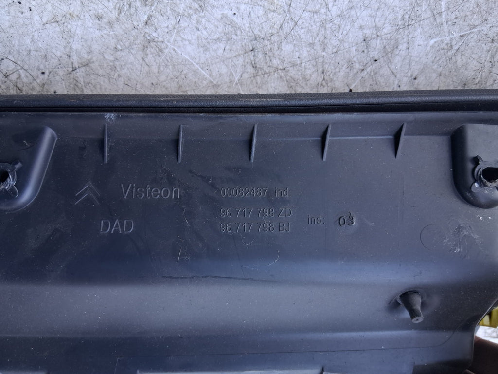 2013 CITROEN C4 MK2 NS PASSENGER SIDE STORAGE COPARTMENT GLOVEBOX