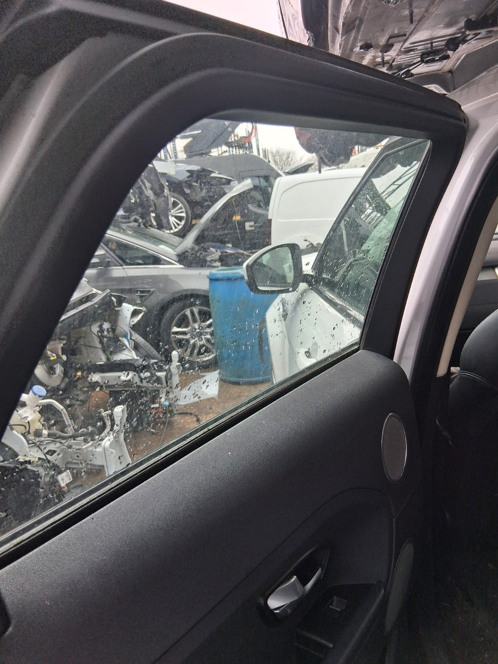 2015 RANGE ROVER EVOQUE L538 NSR PASSENGER SIDE REAR LEFT WINDOW GLASS