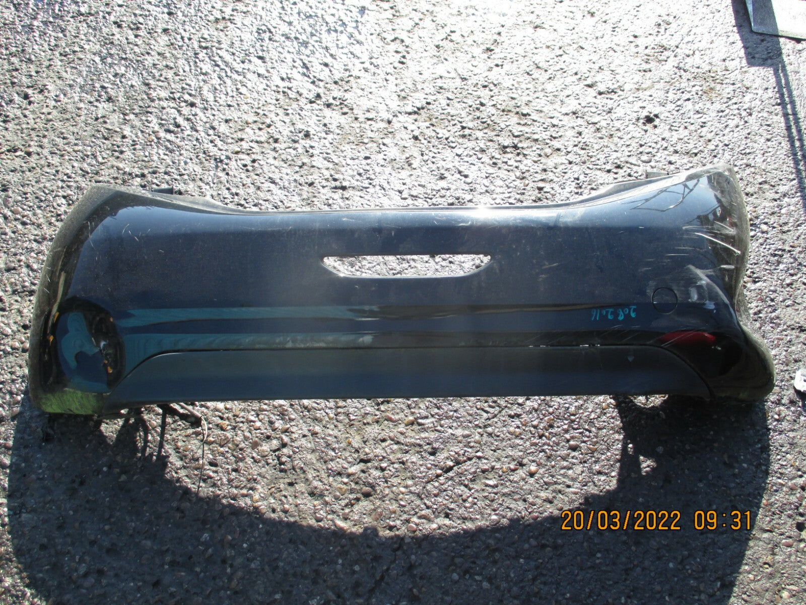 PEUGEOT 208 2011 MK1 REAR COMPLETE BUMPER BLACK