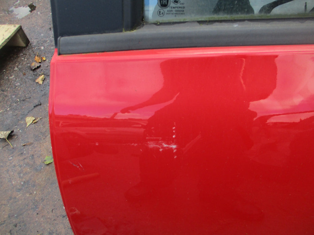 FIAT PANDA MK3 2019 NSR PASSENGER SIDE REAR COMPLETE DOOR AMORE RED 078/A