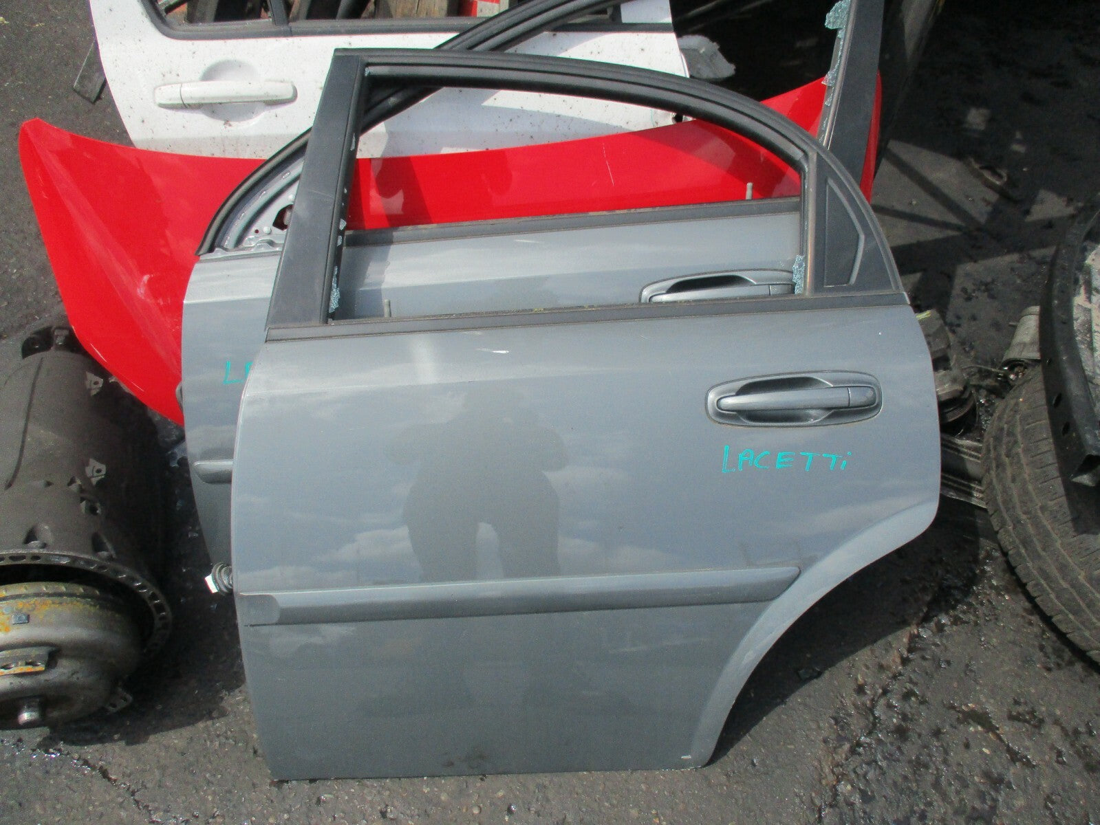 CHEVROLET LACETTI J300 (MK2) NSR PASSENGER SIDE REAR DOOR GREY
