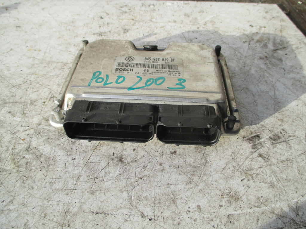 VW VOLKSWAGEN POLO 2003 1.4 PETROL ECU ENGINE CONTROL MODULE UNIT 045906019BF