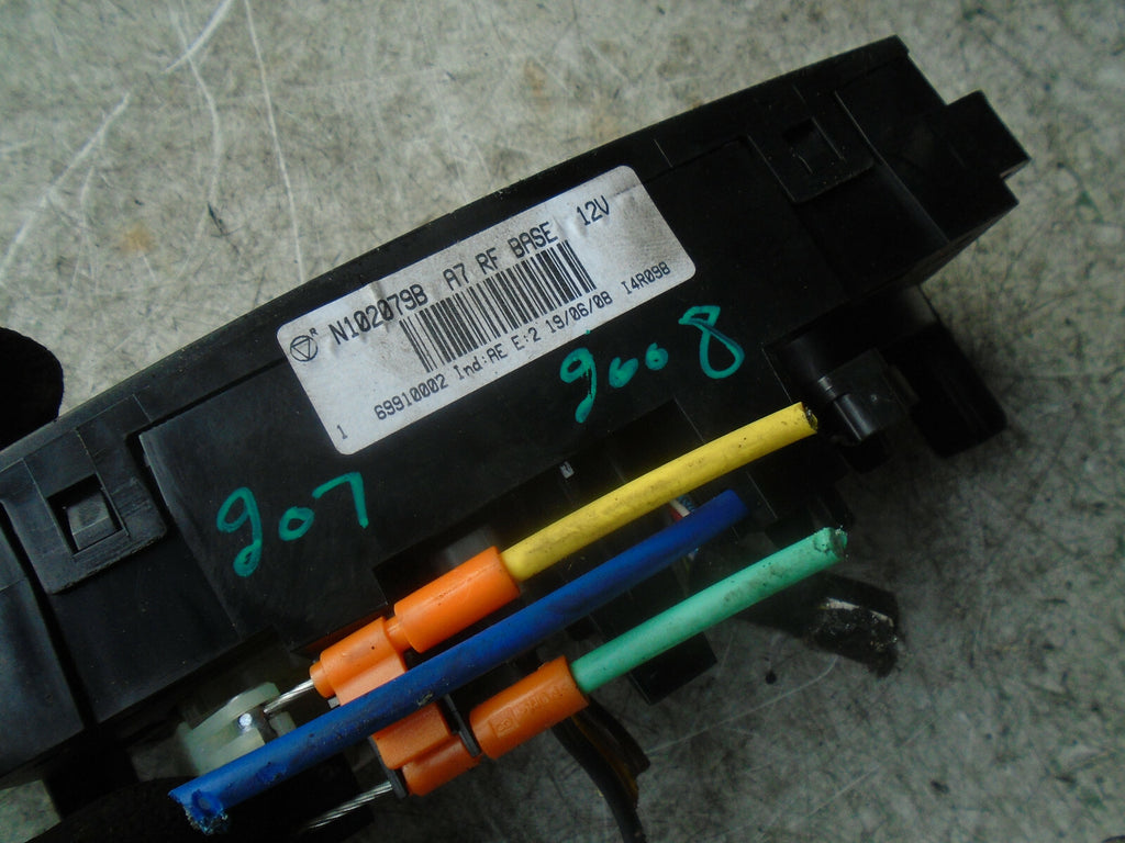 PEUGEOT 207 2008 HEATER AC CLIMATE CONTROL PANEL SWITCH