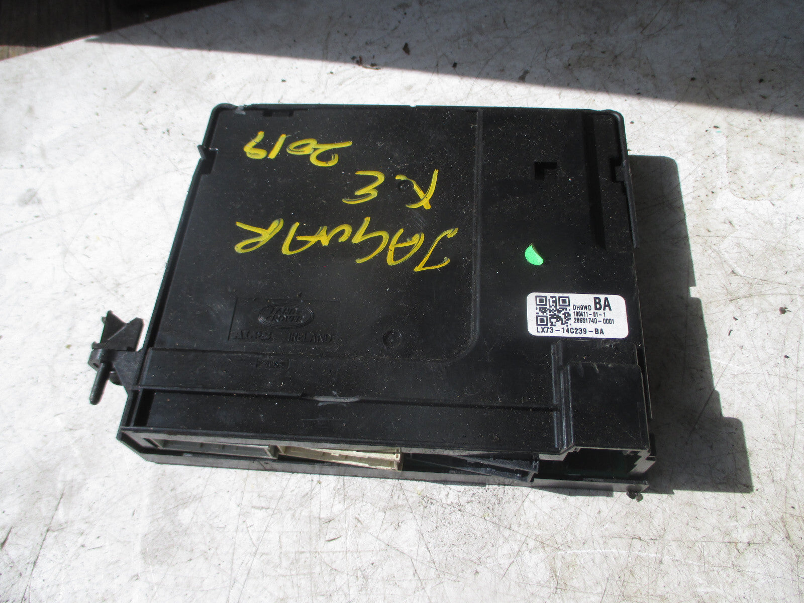 2019 JAGUAR XE HEATER CONTROL MODULE LX7314C239BA