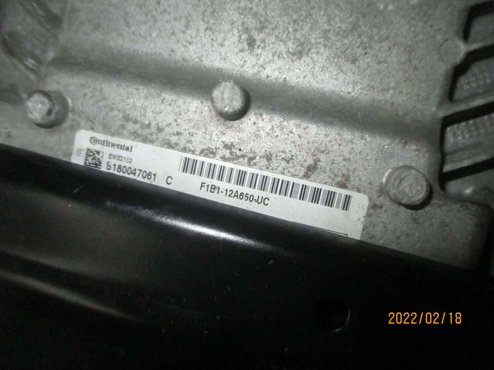 FORD FIESTA MK7 2017 1.25 PETROL ECU ENGINE CONTROL MODULE UNIT F1B112A650UC